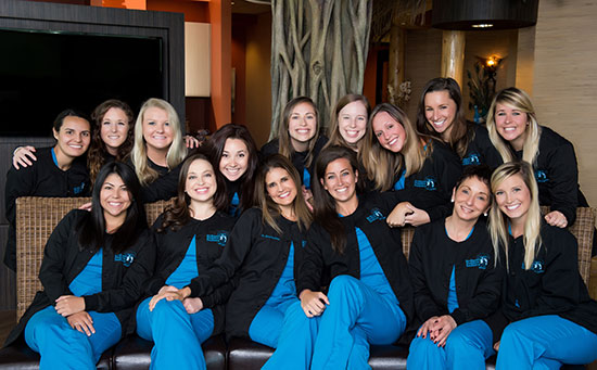 Fun group photo for pediatric dentist Dr. Amy Davidian