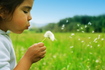 Girl in field