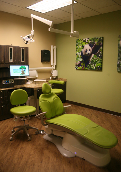 Exam room photo for Pediatric dentist Dr. Amy Davidian in Durham, NC